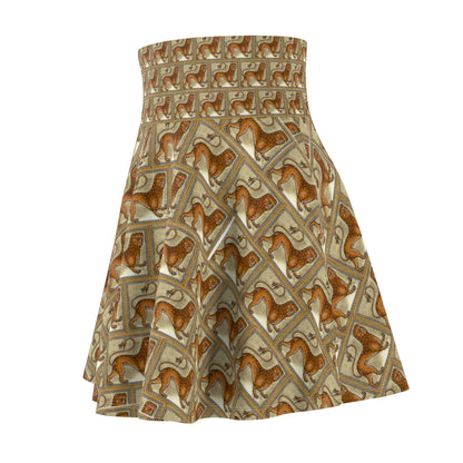 Totally a Lion Skater Skirt