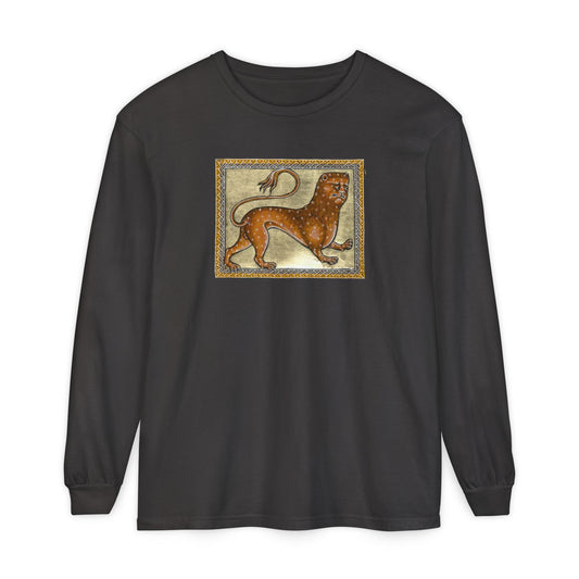 Totally a Lion Print - Cotton Long Sleeve Tee