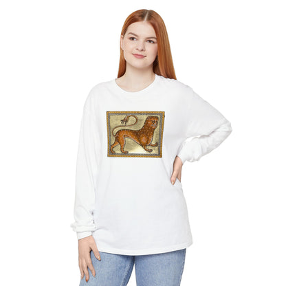 Totally a Lion Print - Cotton Long Sleeve Tee