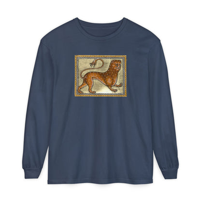 Totally a Lion Print - Cotton Long Sleeve Tee