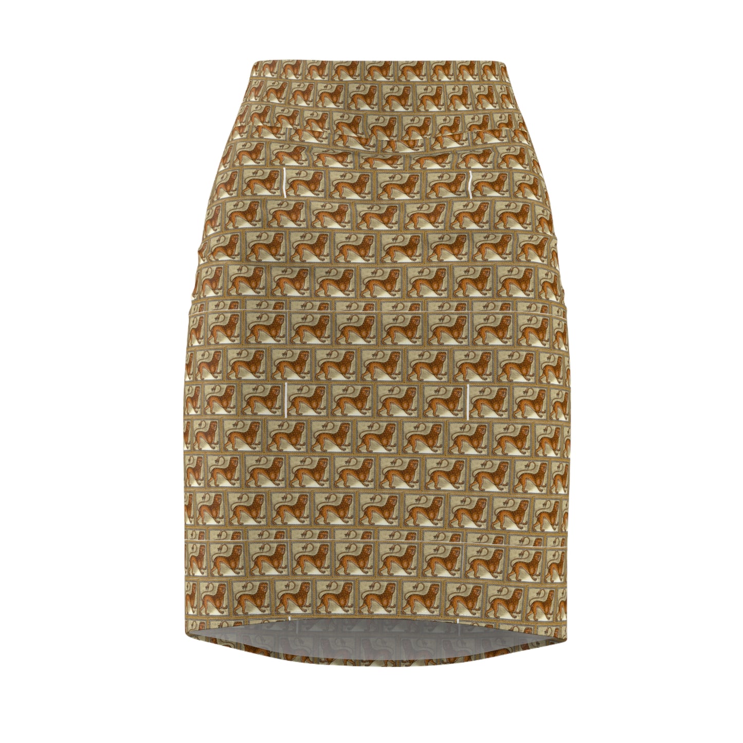 Totally a Lion Pencil Skirt