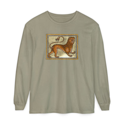 Totally a Lion Print - Cotton Long Sleeve Tee