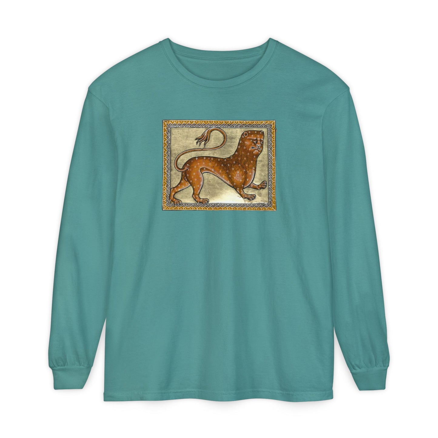 Totally a Lion Print - Cotton Long Sleeve Tee