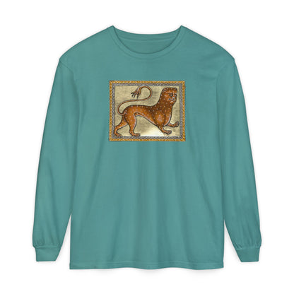 Totally a Lion Print - Cotton Long Sleeve Tee