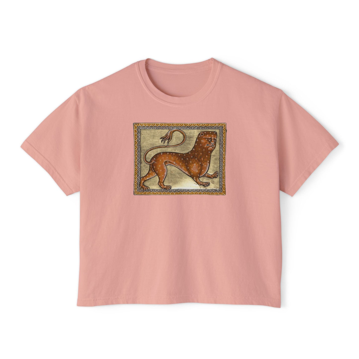 Totally a Lion Print - Boxy Tee