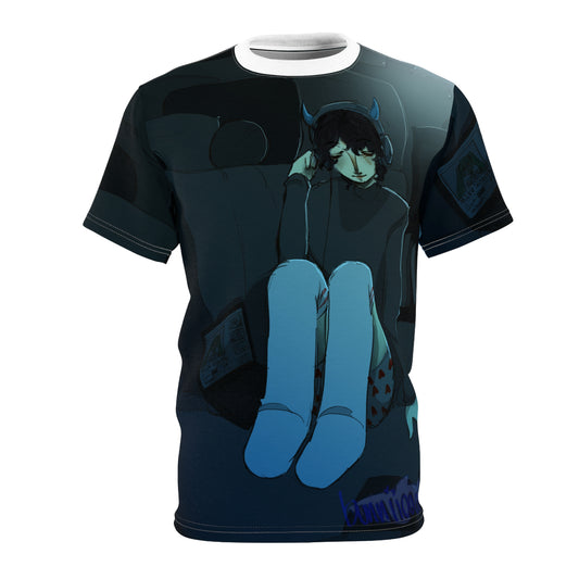 Chill Vibes Unisex Cut & Sew Tee - Cozy Graphic T-Shirt for Anime Lovers