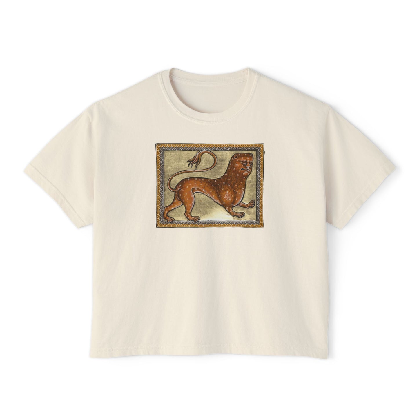 Totally a Lion Print - Boxy Tee