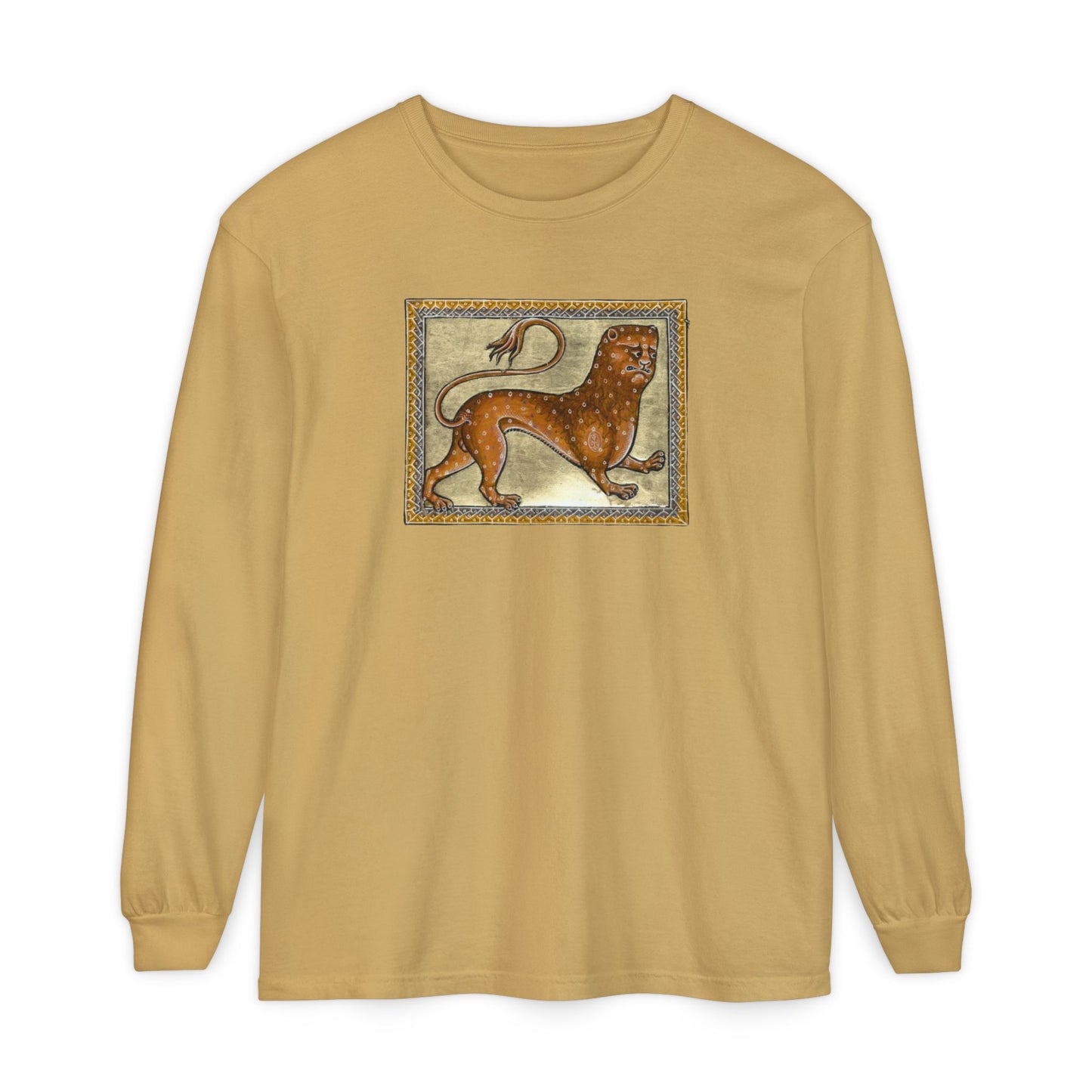 Totally a Lion Print - Cotton Long Sleeve Tee