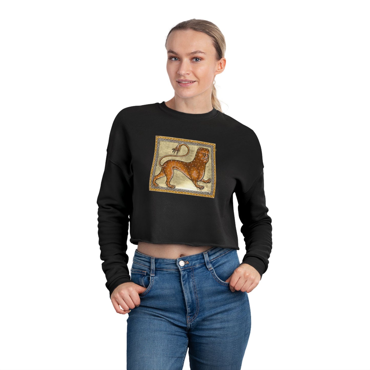 Totally a Lion Cropped Sweatshirt