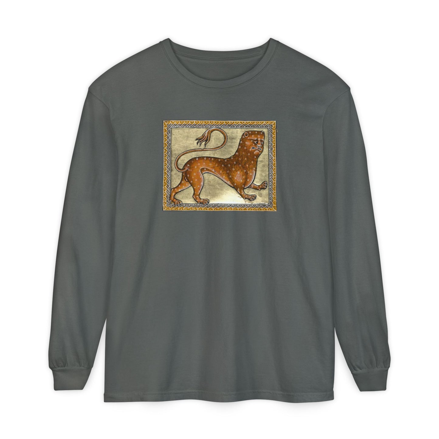 Totally a Lion Print - Cotton Long Sleeve Tee