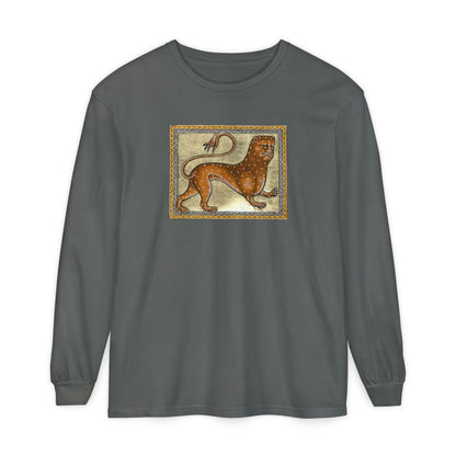 Totally a Lion Print - Cotton Long Sleeve Tee